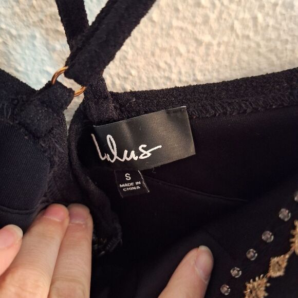 Lulus Glamorous Gala Black Embroidered Maxi Dress - Picture 6 of 8